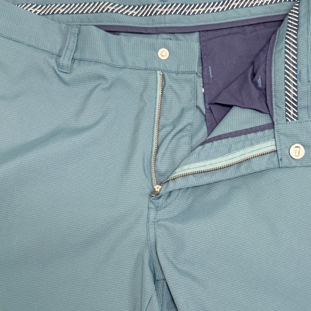Bonobo's‎ Golf Men's Coastal Teal Athletic Fit Pants, Size 34x34 - Picture 4 of 8